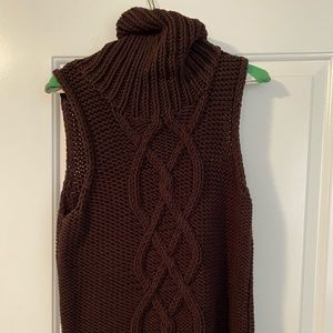 J. Crew Sleeveless Turtleneck Sweater